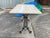French Authentic French Iron & Stone Bistro Table For Sale - Image 3 of 10