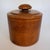 Brown Antique Scandinavian Lidded Jar in Turned Elm, 1900s For Sale - Image 8 of 8