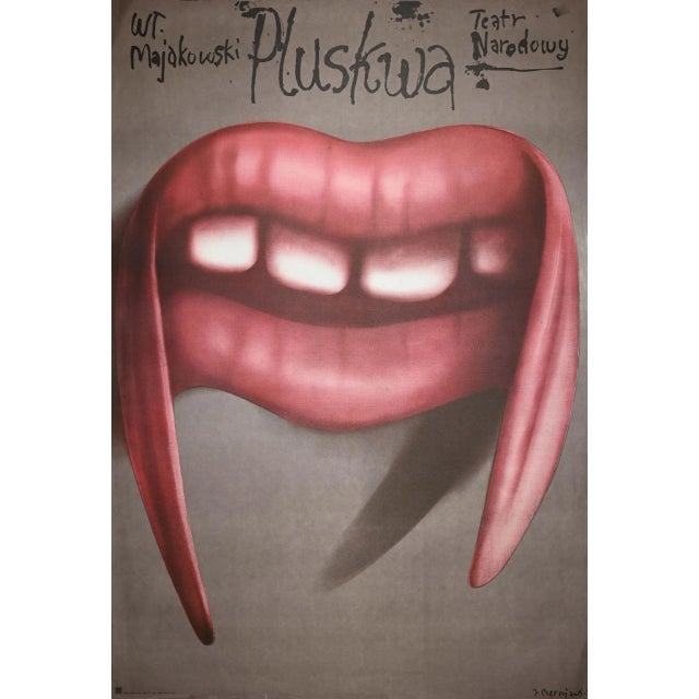 National Theatre Pluskwa is an original poster realized by Jerzy Czerniawski in 1963. This poster was completed to...