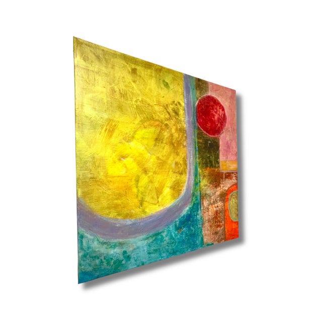 Mid-Century Modern Contemporary Abstract Expressionist Painting by Bryan Boomershine For Sale - Image 3 of 4