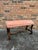 Antique French Bench With New Upholstery For Sale - Image 4 of 10