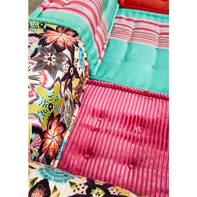 Mid 20th Century Mah Jong Hans Hopfer for Roche Bobois Kenzo Missoni 21 Piece Sofa For Sale - Image 5 of 12