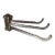 Antique Industrial Nickel Plate Brass Hooks, Architectural, Hardware For Sale