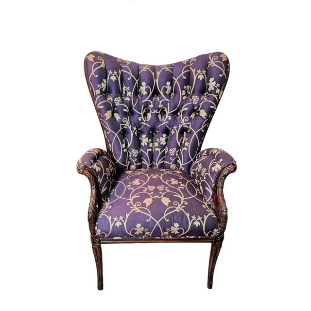 1950s Grosfeld House Neoclassical Chairs Vladimir Kagan Attribution - Set of 2 For Sale - Image 12 of 12