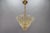 Mid-Century Italian Murano Glass Gold Inclusion Foliage Pendant Light, 1950s For Sale - Image 13 of 18