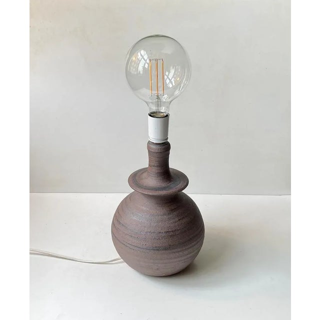 Danish Modern Ceramic Orbit Table Lamp by K. W. Andersen, 1980s For Sale - Image 10 of 10