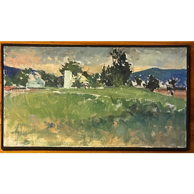 American Walker Buckner (New York 1943) Impressionist Oil Painting on Canvas - New England Berkshire Landscape For Sale - Image 3 of 8