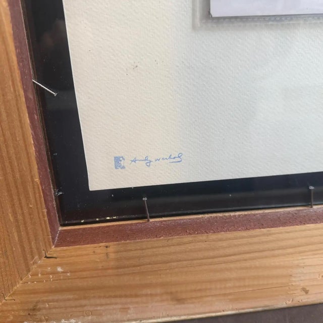 21st Century Baroque Framed Marylin Monroe 92/125 Lithography by A. Warhol For Sale - Image 12 of 13