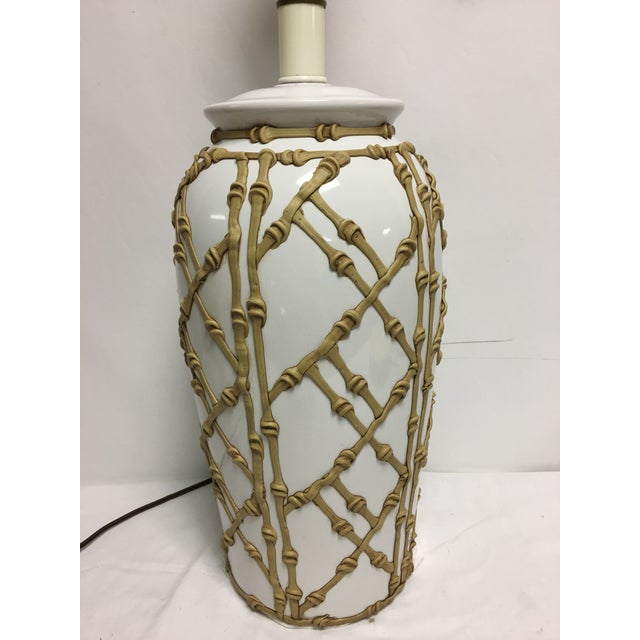 Vintage Faux Bamboo Lamp Chairish