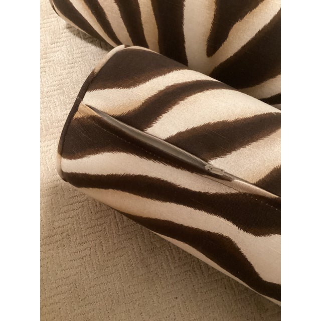 Add a signature Ralph Lauren Home touch to any sofa, bed, or lounge chair with this striking pair of designer bolster...