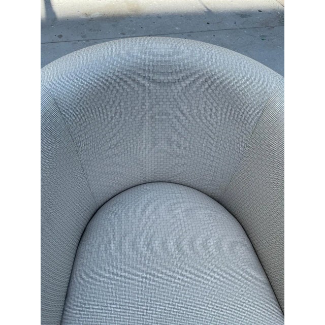 Early 21st Century Luxury Living Tufted Back Lounge Chairs - A Pair For Sale - Image 12 of 13