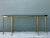 Labarge Vintage Brass Hoof Console Table For Sale - Image 4 of 12