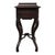 Victorian Walnut & Rosewood 2 Drawer Lift Top Sewing Stand C1890 For Sale - Image 9 of 12
