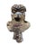 Unique Vintage Large African Tribal Beaded Kuba Royal Head Mask Congo 15" H For Sale - Image 12 of 13