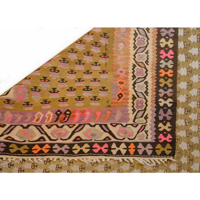 Vintage Kurdish Kilim Runner For Sale - Image 11 of 12