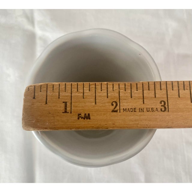 Late 20th Century Vintage Laura Ashley "Sophia" Collection Blue Floral Porcelain Bathroom Tumbler Cup For Sale - Image 5 of 10