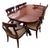 Vintage Kindel Neoclassical Mahogany Dining Room Set For Sale
