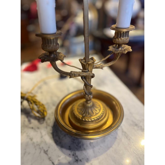 French Circa 1900 Louis XVI Style Bouillotte Lamp For Sale - Image 3 of 6
