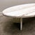 Contemporary Oval Breccia Sarda Striato Marble Coffee Table, Italy, 1980s For Sale - Image 3 of 15