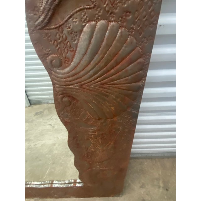 1960s Arts & Crafts Style Decorative Mirror Frame. For Sale - Image 5 of 12