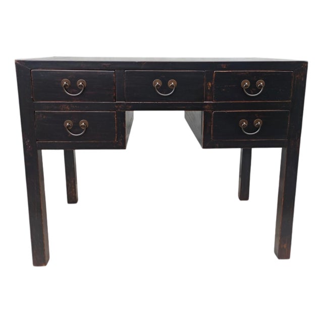 Early 19th Century 4 Drawer Console Table For Sale