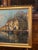 Early 20th Century Original Harbor Scene Oil Painting 'Harbor Boats' For Sale - Image 5 of 7