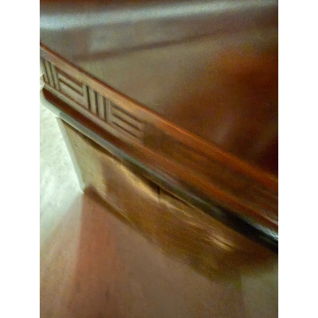 Bow Front Curio Cabinet For Sale - Image 9 of 10