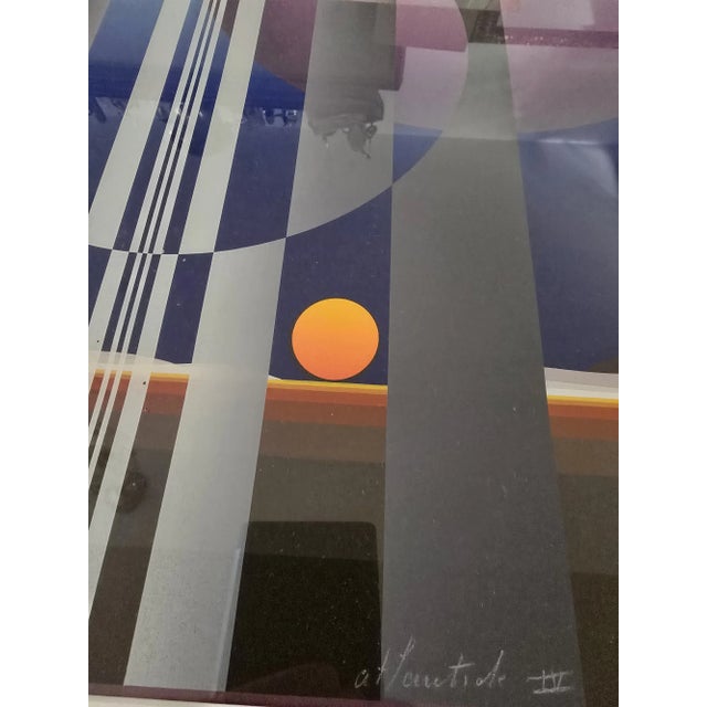 Mid Century Modern Abstract Limited Edition Lithograph For Sale - Image 4 of 12