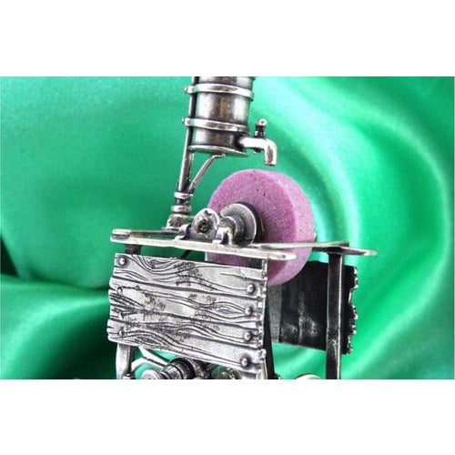 Silver Sharpening Bench For Sale - Image 6 of 7