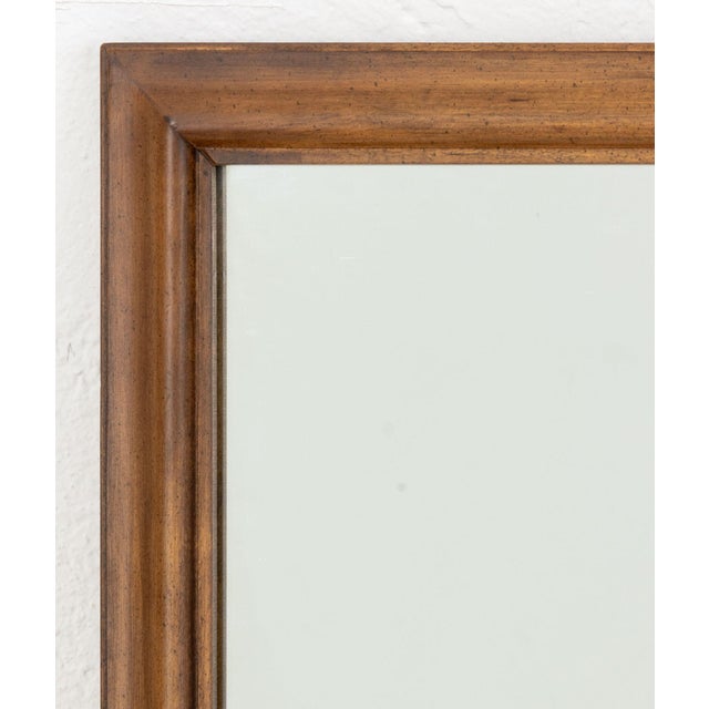 Conant Ball Conant Ball Mid-Century Modern Walnut Framed Mirror For Sale - Image 4 of 7