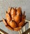 Excellent Pre-Owned Condition. Dramatically eye-catching earthenware artichoke that was fashioned to hold a tealight but...