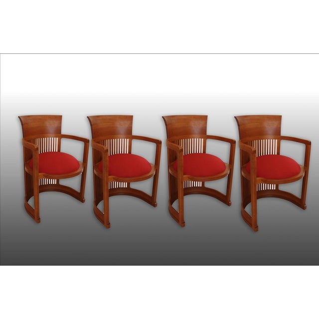 Dining Set by Frank Lloyd Wright, Set of 5 For Sale - Image 6 of 15
