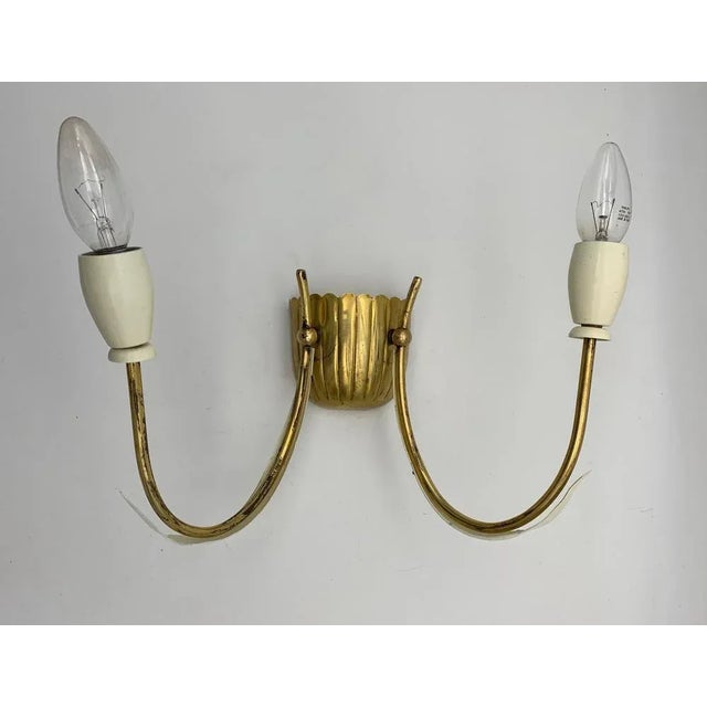Sconces Attributed to Stilnovo, Italy, 1950s, Set of 2 For Sale - Image 3 of 5