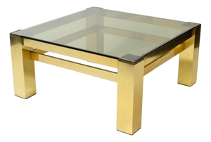 Cubist Coffee Table, Italy, 1970s