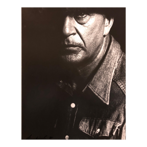 Sherman WeisburdVintage Silver Gelatin Print Photograph Gary Cooper, His Last Photo, Signed, 1961