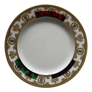 I Love Baroque and Roll Salad Plates by Versace for Rosenthal, 2000s, Set of 6 For Sale