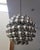 Beautiful pendant lamp by Kare Design. Germany, 1980s. Chrome-plated metal frame. It supports chrome-plated plastic...