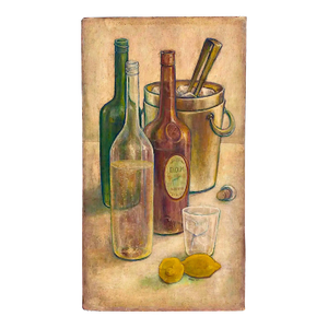 “Still Life With Bottles” by Anne Estell Rice (1877-1959)