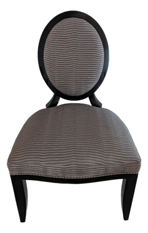 1990s Barbara Barry Oval X-Back Chair by Baker Furniture