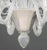 Transparent Modern Murano Glass Eight-Branch Chandelier For Sale - Image 8 of 11