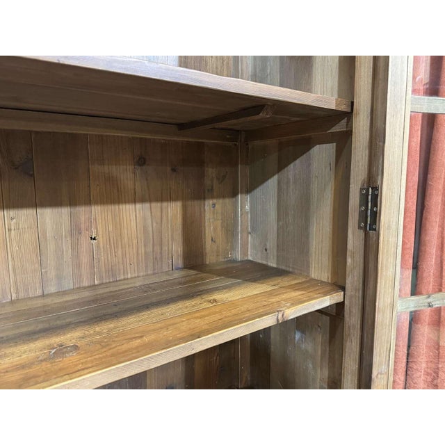 Modern Fir Wood Bookcase, 1980s For Sale - Image 11 of 18