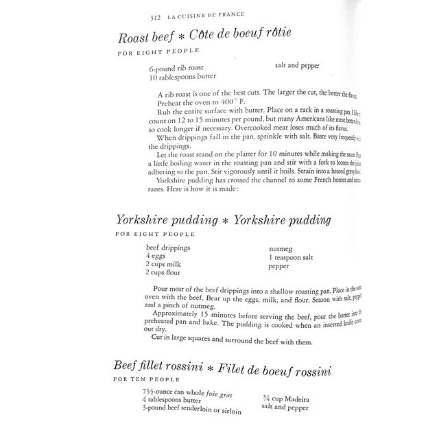 "La Cuisine De France: The Modern French Cookbook" 1964 Mapie, the Countess De Toulouse-Lautrec For Sale In New York - Image 6 of 10