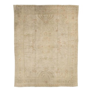 Galerie Shabab Collection Early 20th Century Turkish Oushak Room Size Carpet For Sale