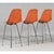 Charles Eames for Herman Miller Orange Fiberglass Counter Height Stools For Sale - Image 6 of 18