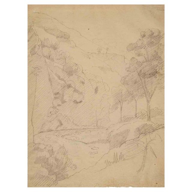 Jean-Léon Gérôme, Landscape, Etching, 19th Century For Sale