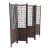 Vintage Japanese Mid-Century Modern Teak Shoji Six-Panel Folding Room Divider | Kumiko | 1960 For Sale