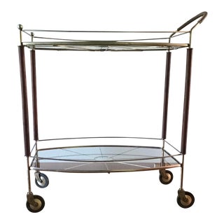 Vintage Mid Century Modern Drink Cart For Sale