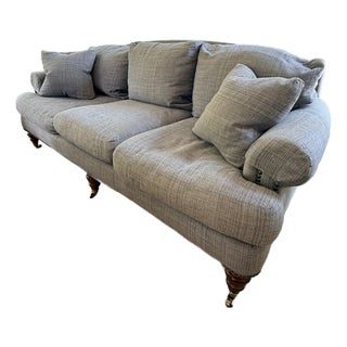 Lillian August Blue Sofa For Sale