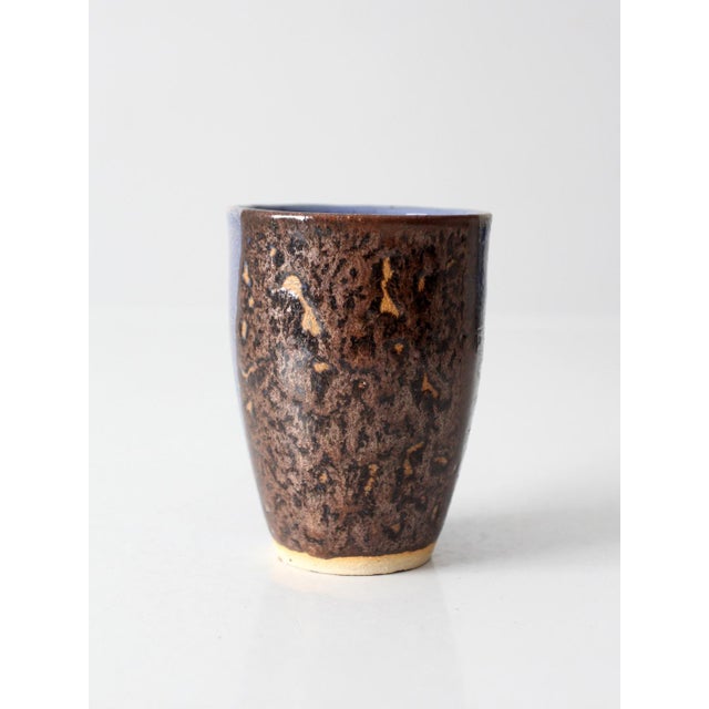 Ceramic Vintage Handmade Studio Pottery Mug For Sale - Image 7 of 11