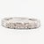 18 Karat White Gold Ring with Diamonds For Sale - Image 4 of 4